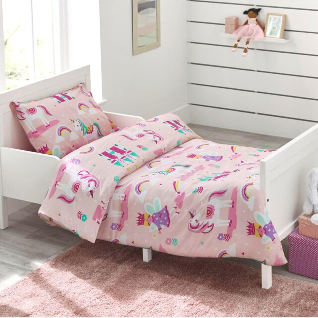 Bloomsbury Mill - Cot Bed Duvet Cover Set - Toddler Bedding Set For