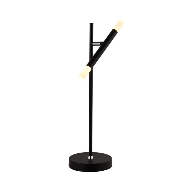 Black Metal Base And Acrylic Diffuser Led Living Room Bedside Table