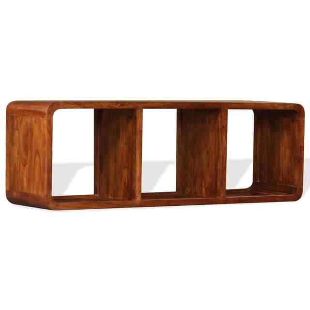 Tv Cabinet Solid Wood With Honey Finish 120x30x40 Cm Vidaxl