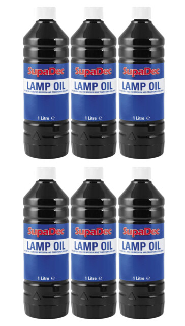 Supadec Lamp Oil Fuel For Modern And Traditional Oil Lamps Liquid 1l -