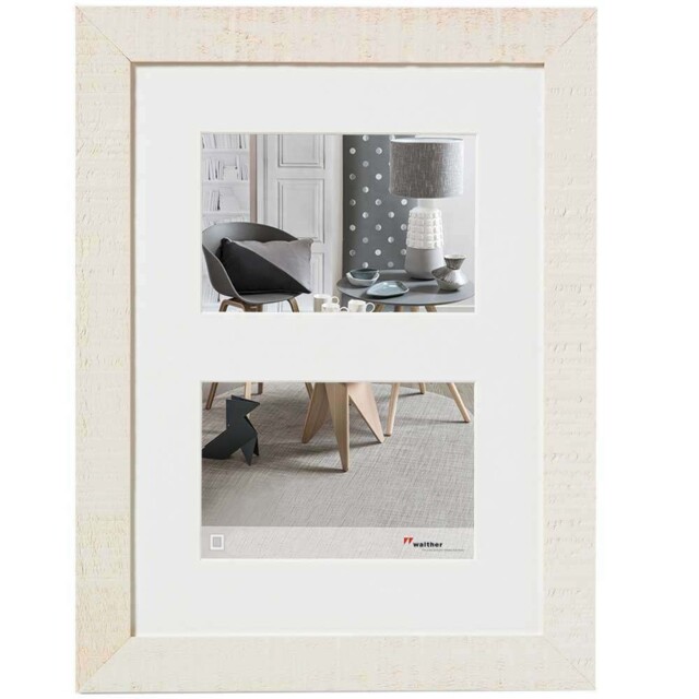 Walther Home Wooden Picture Frame - 16x11 Inch - (insert For 2x 8x6)