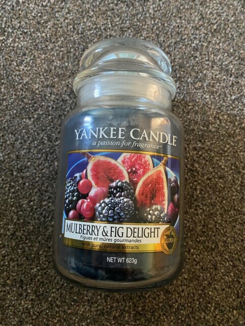 Large Yankee Candle Mulberry And Fig Delight
