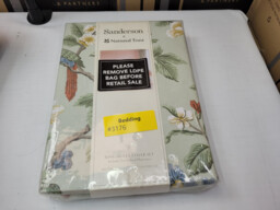 Sanderson X National Trustlophura King Duvet Cover Set Rrp £100.00