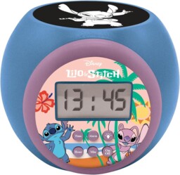 Lexibook Disney Stitch Children's Projector Clock With Timer - Rl977d
