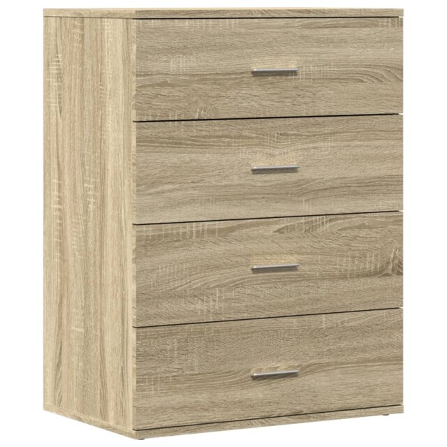 Sideboard Storage Cupboard Side Cabinet Home Highboard Engineered Wood