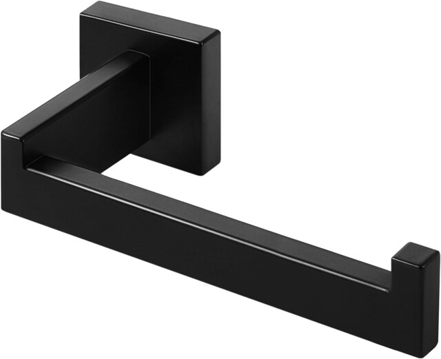 Hitslam Toilet Roll Holder Matte Black Wall Mounted Premium 304