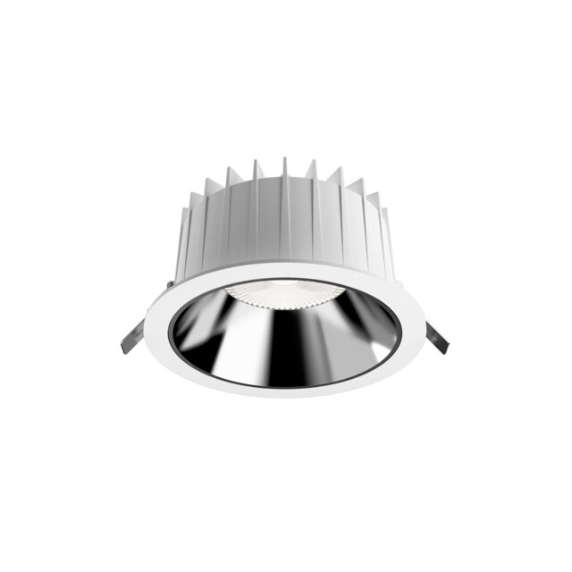 Cl Kea Led White Chrome Ceiling Light Pt Led 40w Ww 3000k 8768