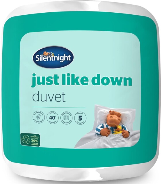 Silentnight Just Like Down 13.5 Tog Double Duvet - Luxury Hotel Winter
