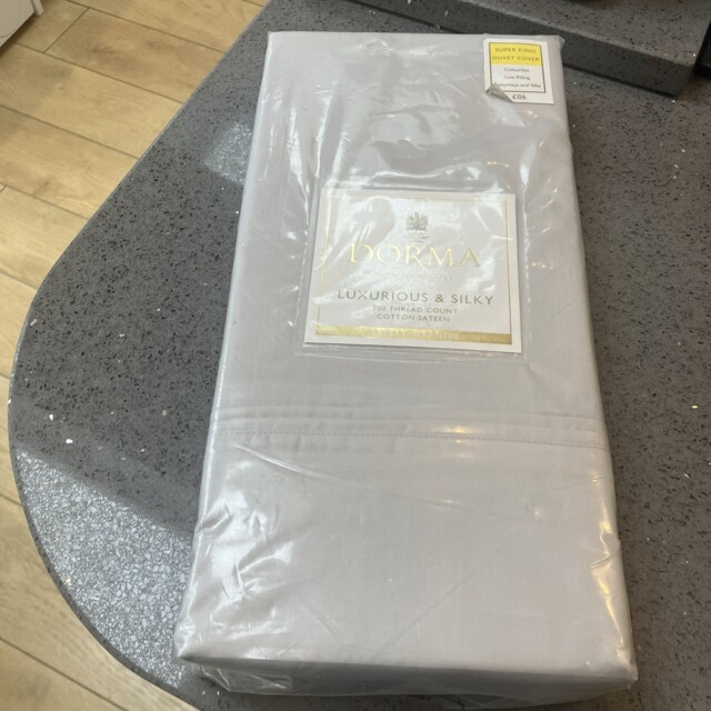 Dorma Luxurious & Silky 500 Thread Count Cotton Sateen Duvet Super