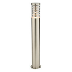 Saxby Tango Stainless Steel Outdoor Garden Patio E27 Led Bollard Post