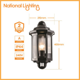 Pir Motion Sensor Lamp Outdoor Security Wall Light Bulkhead Led Garden