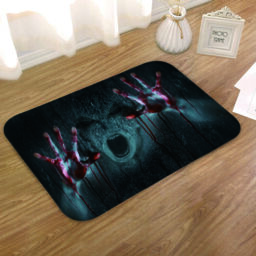 Tts Merry Christmas Door Mat Monster Floor Mat Non Slip Xmas Kitchen