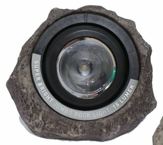 Jumbo Rock Solar Light Super Bright 15 Lumen H16cm W19cm Smart Solar