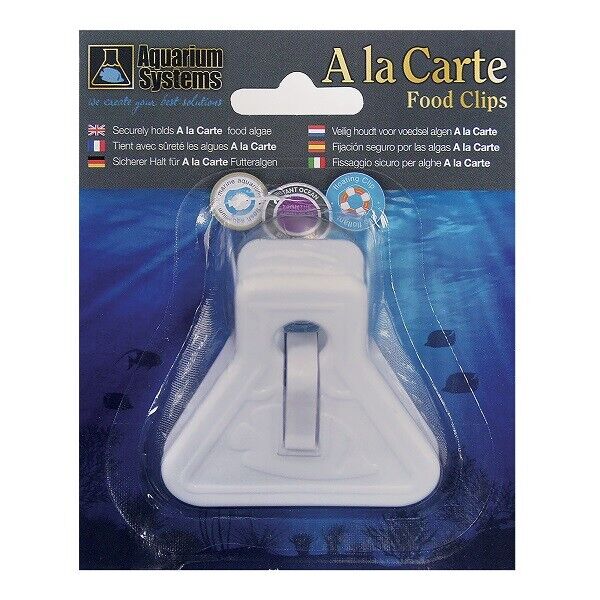 Aquarium Systems A La Carte Food Clip For Securing Fish Foods To Tank
