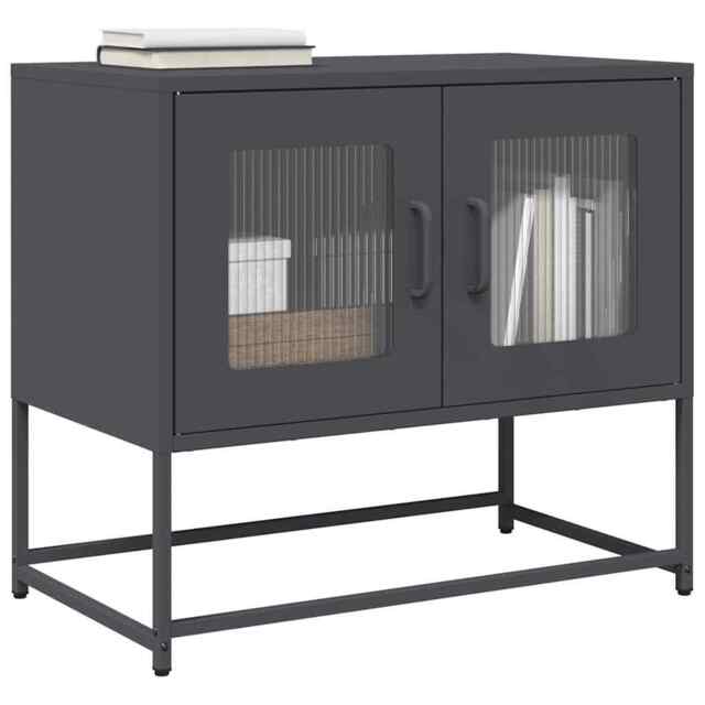 Tv Cabinet Anthracite 68x39x60.5 Cm Cold-rolled Steel Vidaxl