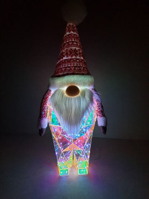Christmas Decoration Dream Lights Santa, Gonk 100 Or 200 Ice White Led