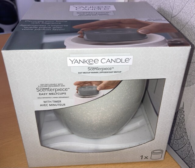 Yankee Candle Scenterpiece Easy Meltcups Warmer Speckled Beige With