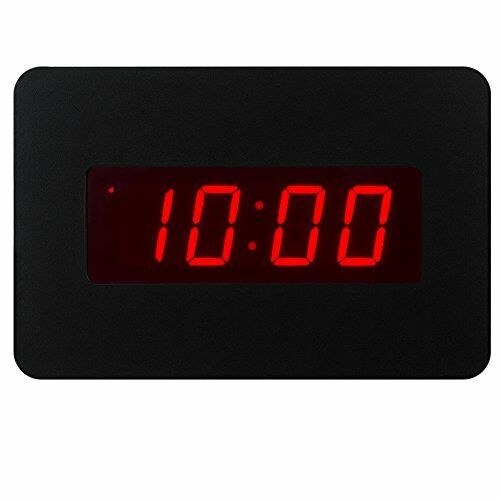 Chaorong Digital Led Alarm Clock Wall Clock For Bedrooms, Battery Only