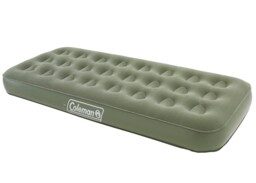 Coleman Airbed Comfort Bed Single, Camping Mat, Flocked Air Green