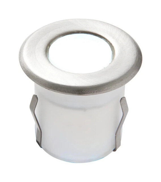 Outdoor Light Silver Cove 0.8w Led Decking Ip67 6500k Daylight White