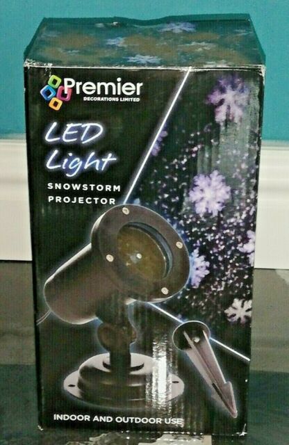 Premier Led Light Snowstorm Projector For Indoor And Outdoor Use