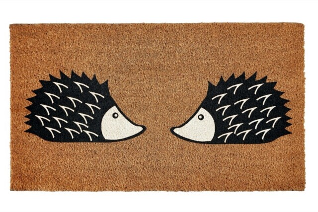 Groundsman Coir Doormat Door Mat 40cm X 70cm Hedgehogs Gmdm245