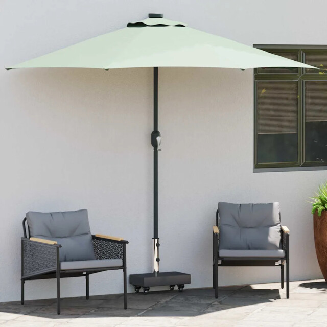 Parasol Base Black 45 X 25 X 45 Cm Granite Steel Vidaxl