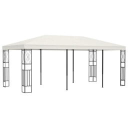 Gazebo 3x6 M Cream Fabric Vidaxl