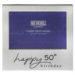 Shudehill Giftware 50th Birthday Frame 72250