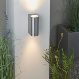 Saxby 13915 Doron Ip44 Brushed Alloy Up & Down Outdoor Wall Light Led