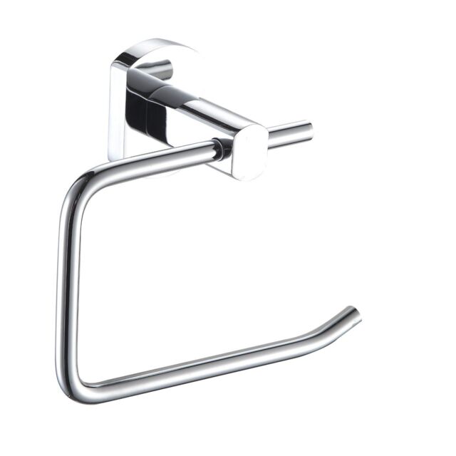 "Wall Mounted Toilet Roll Holder Chrome Rust Proof Polished ""admiralty"""