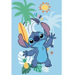 Disney Lilo & Stitch Fleece Throw Blanket 100 X 150 Cm Large.