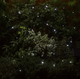 Smart Solar Led String Lights Cool White 100 11.9m Outdoor Garden