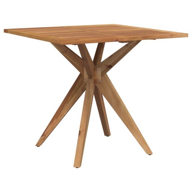Garden Table Outdoor Table Side Coffee Table Square Solid Wood Acacia