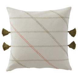 Ikea Hervor Reversible Handmade Cushion Cover 50x50cm Natural