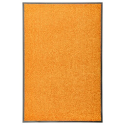 Doormat Rectangular Orange 60x90 Cm. Polyamide Durable Indoor Outdoor