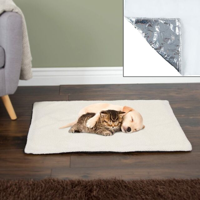 Soft Self Heating Dog Cat Pad Blanket Cushion Pet Warming Thermal Bed
