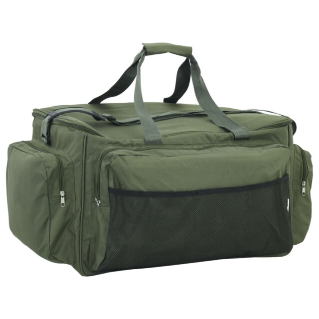 Fishing Bag Dark Green 70x35x35cm 600d Oxford Pvc Waterproof Organizer