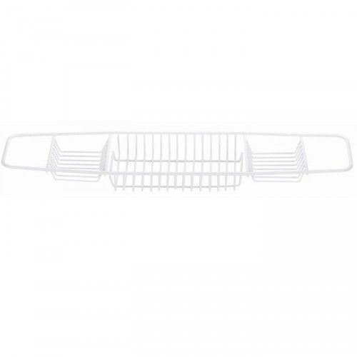 Blue Canyon Bathroom Storage Caddy Tidy Organiser Over Bath White