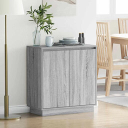 Sideboard Grey Sonoma 71 X 34.5 X 75 Cm Engineered Wood Vidaxl