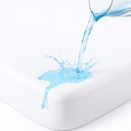Baby Cot Mattress Protector Waterproof 65x95cm Fitted Cover White