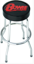 David Bowie - Logo - Brand Metal, High Qualty Bar Stool - Fast