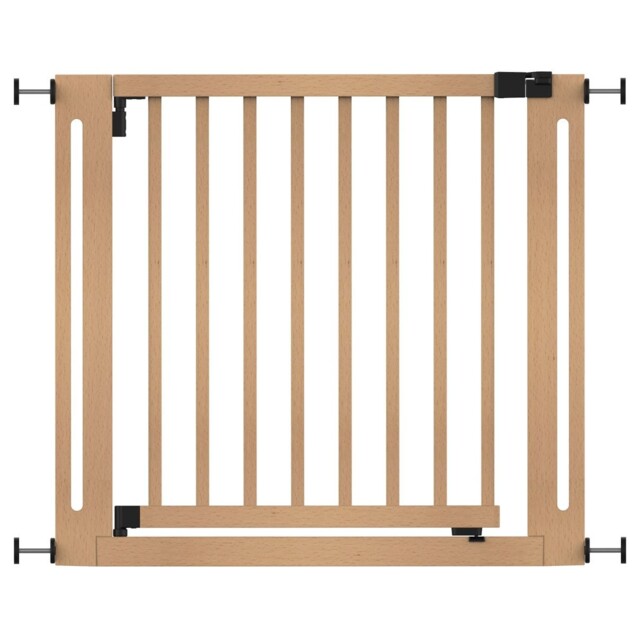 Safetots Baby Gate, Wooden Elegance, Safety Gate, Natural, 87cm - 95cm