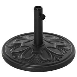 Round Parasol Base Heavy Duty Cement Umbrella Stand Garden Patio