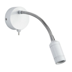 Searchlight 2256wh Flexy Led Adjustable Wall Light -chrome With White