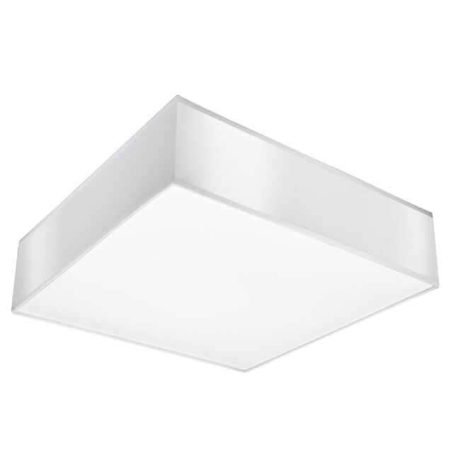 Modern Ceiling Lamp Horus 35 Pvc White E27 Led Sollux Lighting Dining
