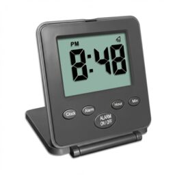Digital Travel Alarm Clock - No Bells, Whistles, Simple, 7 X 8 Cm,