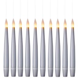 Premier - 15cm White Floating Candle With On-off Remote, 10 Piece
