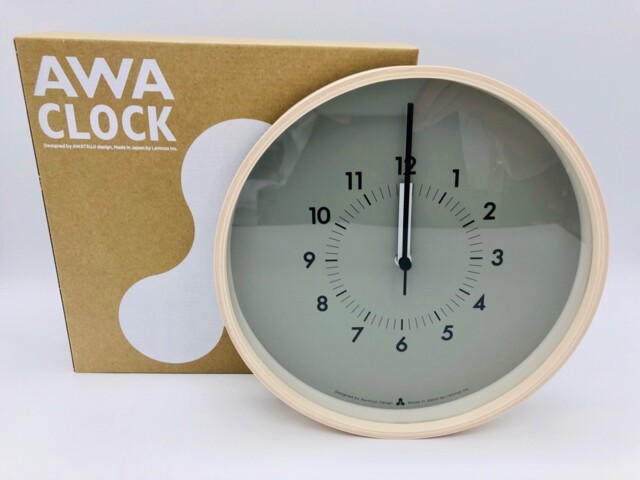 Lemnos Soso Wall Clock Japan Gray Awa13-06 Gy