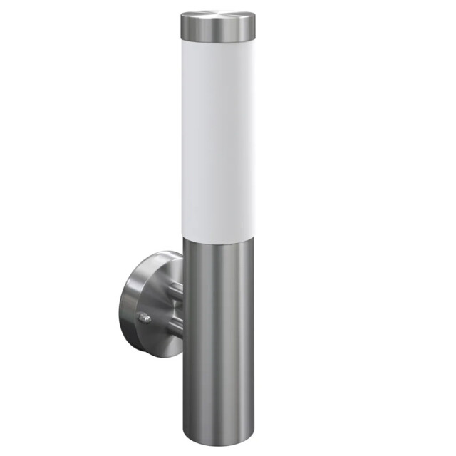 Wall Lamp Stainless Steel 33cm Ip44 Outdoor/indoor E27 Plasticshade